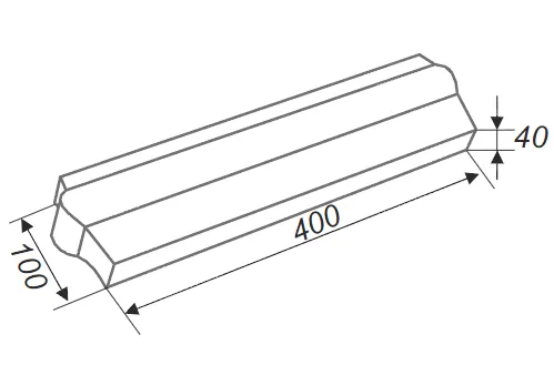 Карниз угловой левый арт. АК1-Л в Тюмени