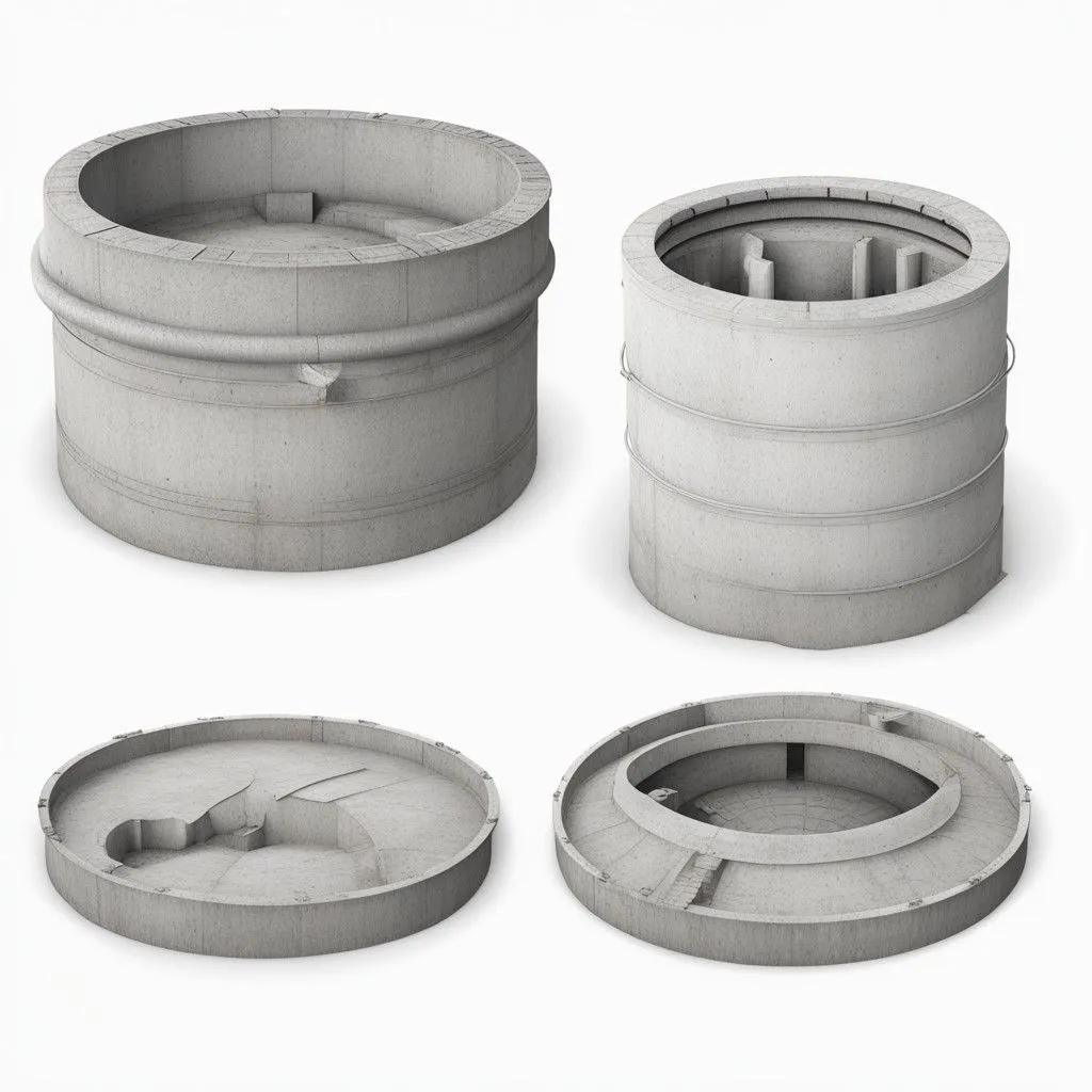 Железобетонные канализационные колодцы: особенности и плюсы применения Железобетонные канализационные колодцы: особенности и плюсы применения