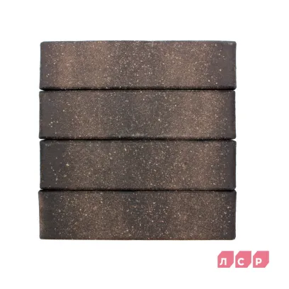 Кирпич керамический лицевой ЛСР графитовый с посыпкой гладкий 1 НФ в Тюмени