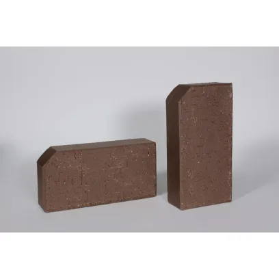 Плитка клинкерная тротуарная ЛСР Мюнхен коричневый Бордюр 200*100*50 в Тюмени