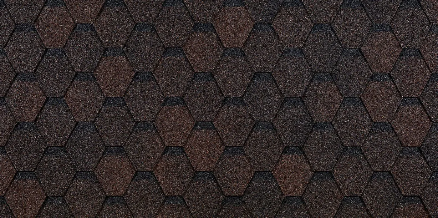 Гибкая черепица ДЕКЕ Eurasia Шестигранник 