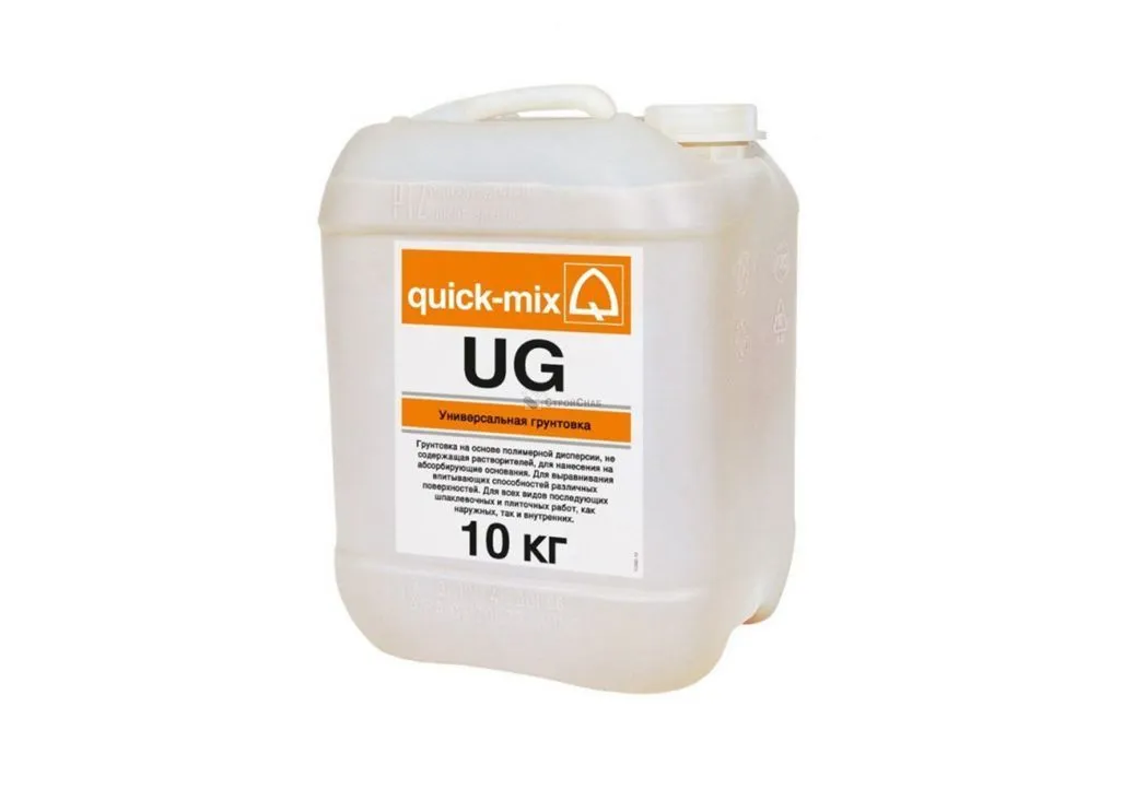 Квик микс (Quick-mix) UG Универсальная грунтовка – купить по низкой цене в Тюмени в интернет-магазине Стройснаб Квик микс (Quick-mix) UG Универсальная грунтовка