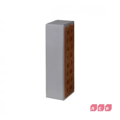 Кирпич клинкерный лицевой ЛСР Осло серый гладкий 0,7 НФ в Тюмени