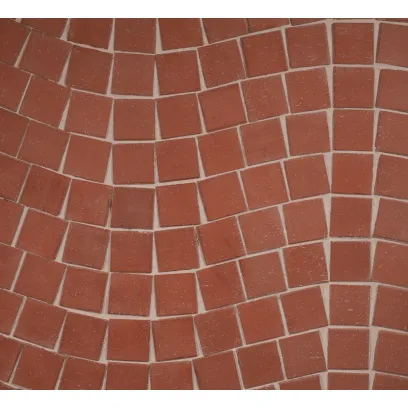 Плитка клинкерная тротуарная ЛСР Эдинбург темно-красный Квадро (под распил) 100*100*50 в Тюмени