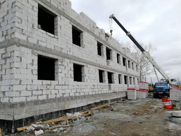 Газоблок стеновой Поревит с пазом и гребнем БП-300 D600 в Тюмени