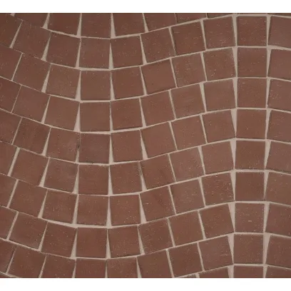 Плитка клинкерная тротуарная ЛСР Мюнхен коричневый Квадро (под распил) 100*100*50 в Тюмени