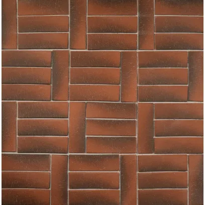 Плитка клинкерная тротуарная ЛСР Оксфорд Умбра красный Лонг 250*80*50 в Тюмени