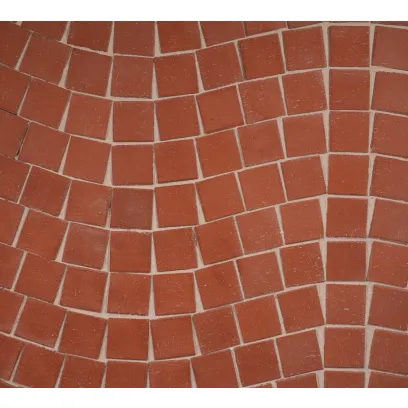 Плитка клинкерная тротуарная ЛСР Лондон красный Квадро (под распил) 100*100*50 в Тюмени