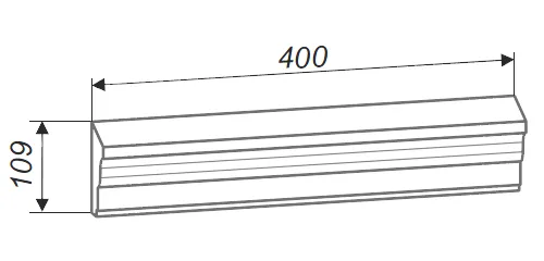 Карниз прямой арт. АК2 в Тюмени