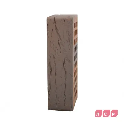 Кирпич керамический лицевой ЛСР светло-коричневый флеш ультра рустик 1 НФ в Тюмени