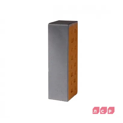 Кирпич клинкерный лицевой ЛСР Харстад серый с серебром гладкий 0,7 НФ в Тюмени