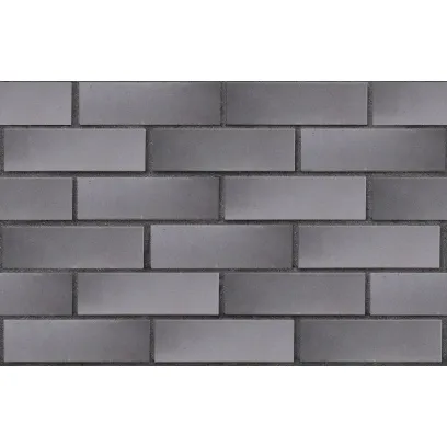 Кирпич клинкерный лицевой ЛСР Харстад серый с серебром гладкий 0,7 НФ в Тюмени