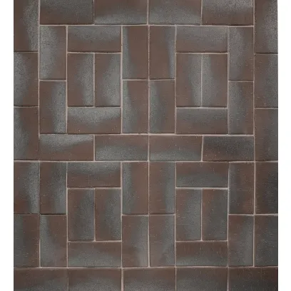 Плитка клинкерная тротуарная ЛСР Франкфурт Серебро коричневый Классик 200*100*50 в Тюмени