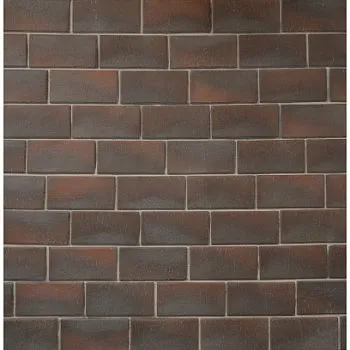 Плитка клинкерная тротуарная ЛСР Женева Серебро темно-красный флеш Классик 200*100*50 в Тюмени