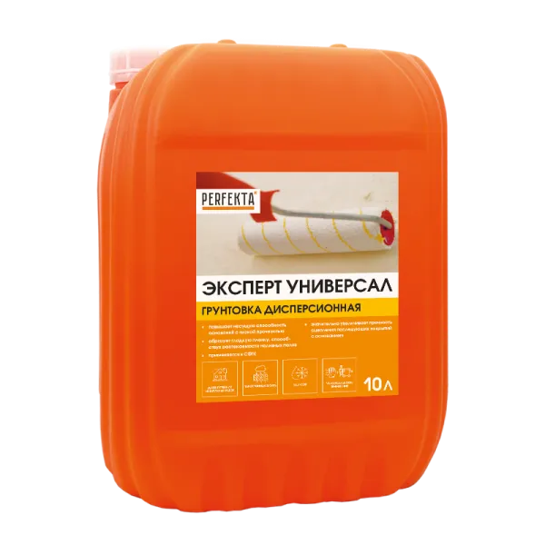 PERFEKTA Грунтовка дисперсионная Эксперт Универсал, 10 л