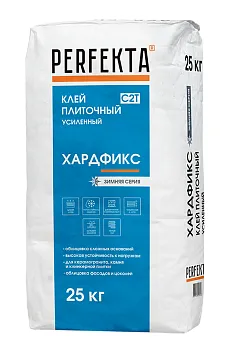 Клей для плитки Перфекта Хардфикс С2 ТЕ усиленный зимний 25 кг