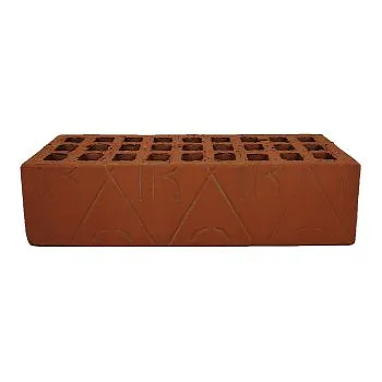 Кирпич рядовой РКЗ одинарный пустотелый  в Тюмени