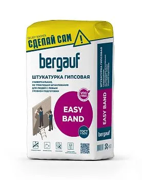 Штукатурка гипсовая Bergauf Easy Band, 30 кг