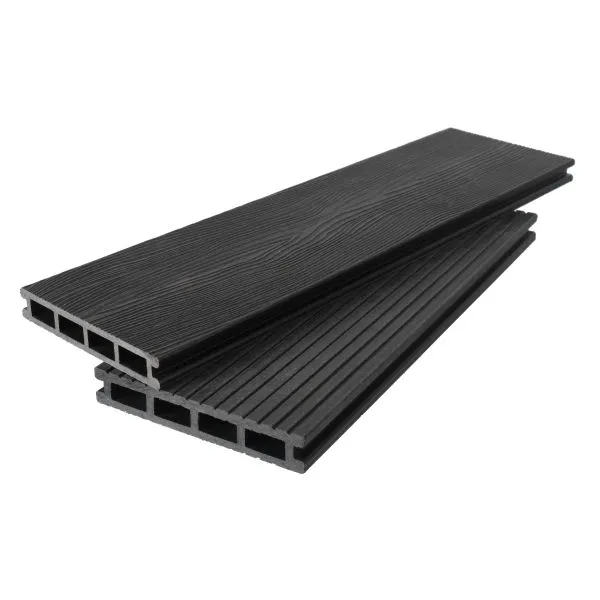 Террасная доска AIWOOD 140*22 брашированная двусторонняя (текстура 3D+3D), Антраци – купить по низкой цене в Тюмени в интернет-магазине Стройснаб Террасная доска AIWOOD 140*22 брашированная двусторонняя (текстура 3D+3D), Антраци