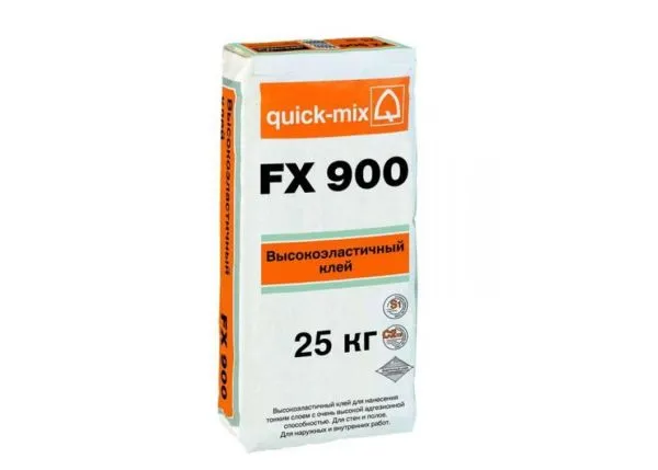 Квик микс (Quick-mix) FX 900 Высокоэластичный клей, 25 кг – купить по низкой цене в Тюмени в интернет-магазине Стройснаб Квик микс (Quick-mix) FX 900 Высокоэластичный клей, 25 кг