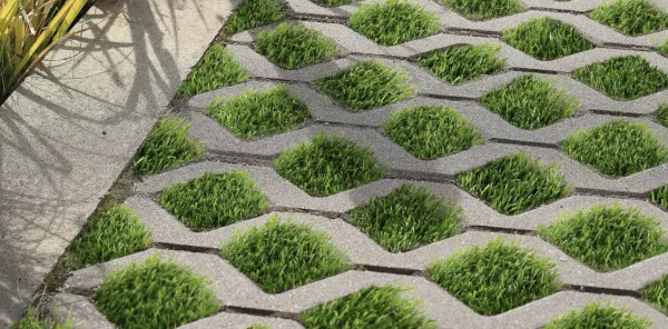 Тротуарная плитка Поревит Стандарт "ГАЗОННАЯ РЕШЕТКА" Б.1.ГР.8 в Тюмени