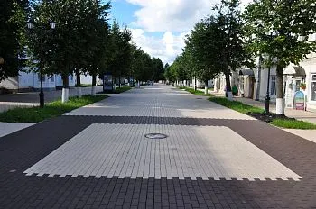 Плитка клинкерная тротуарная ЛСР Мюнхен коричневый Классик 200*100*50