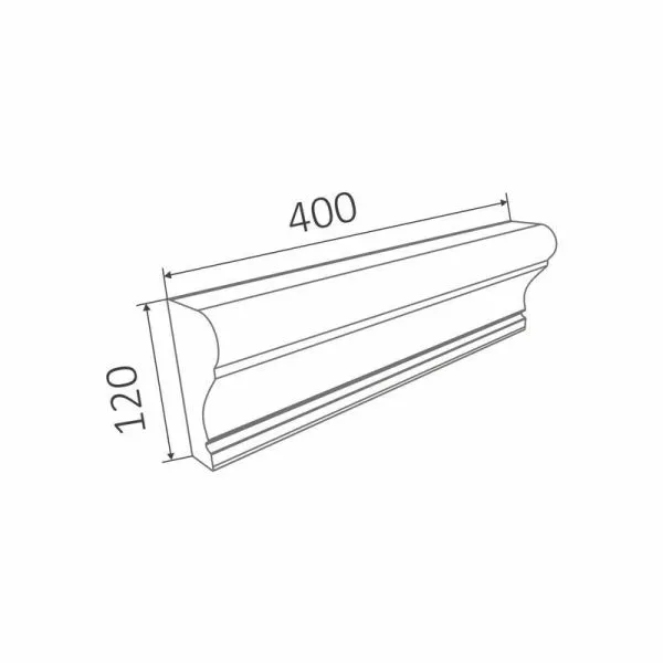 Наличник оконный прямой арт. 004 в Тюмени