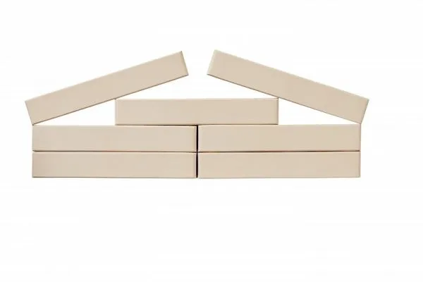 Кирпич керамический лицевой ЖКЗ белый ригельный в Тюмени