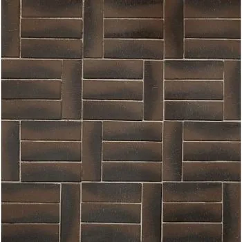 Плитка клинкерная тротуарная ЛСР Гамбург Бордо коричневый Лонг 250*80*50