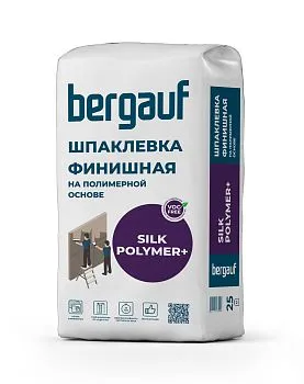 Шпаклевка полимерная Бергауф Silk Polymer+ 25кг