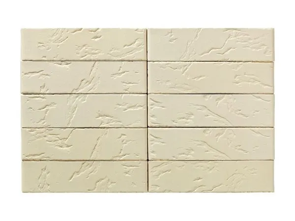 Кирпич керамический лицевой ЖКЗ белый рустик 1 НФ в Тюмени