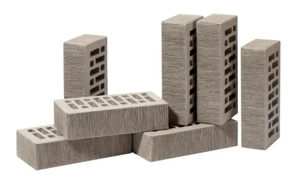 Кирпич керамический лицевой ОСМиБТ серый беж бархат 0,7 НФ в Тюмени