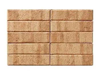 Кирпич керамический лицевой ОСМиБТ солома антик с посыпкой 1,4 НФ в Тюмени