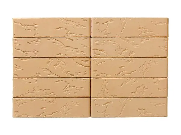 Кирпич керамический лицевой ЖКЗ соломенный рустик 1 НФ в Тюмени