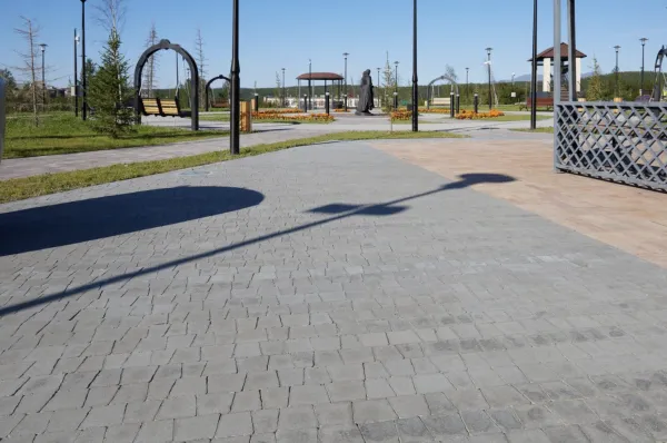 Тротуарная плитка Поревит Стандарт "Литос" Б.1.АН.6 – купить по низкой цене в Тюмени в интернет-магазине Стройснаб Тротуарная плитка Поревит Стандарт "Литос" Б.1.АН.6 в Тюмени