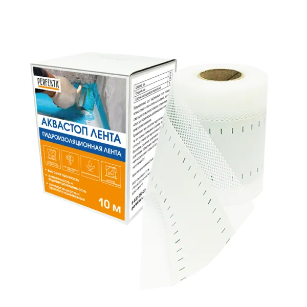 PERFEKTA Гидроизоляционная лента Аквастоп Лента, 10 м