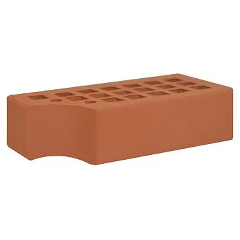 Кирпич керамический лицевой ЖКЗ красный гладкий КФ-1 фигурный 1 НФ в Тюмени