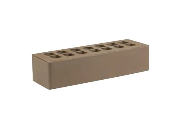 Кирпич керамический лицевой ЖКЗ тёмно-коричневый гладкий 0,7 НФ в Тюмени