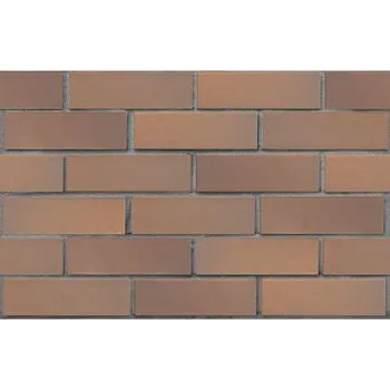 Кирпич клинкерный лицевой ЛСР Прага светло-коричневый гладкий 0,7 НФ в Тюмени