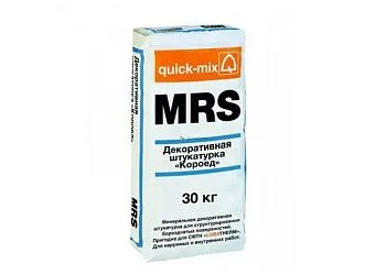 Квик Микс (Quick-mix) MRS Декоративная штукатурка «Короед», 1,5 мм, белая – купить по низкой цене в Тюмени в интернет-магазине Стройснаб Квик Микс (Quick-mix) MRS Декоративная штукатурка «Короед», 1,5 мм, белая