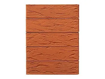 Кирпич керамический лицевой ОСМиБТ красный рустик 1 НФ в Тюмени