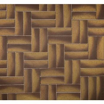 Плитка клинкерная тротуарная ЛСР Монако Золото коричневый Лонг 250*80*50 в Тюмени