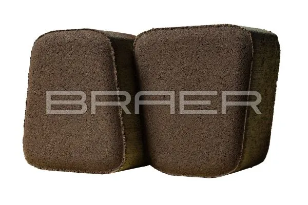 Тротуарная плитка BRAER Классико круговая (Коричневый) Тротуарная плитка BRAER Классико круговая (Коричневый)