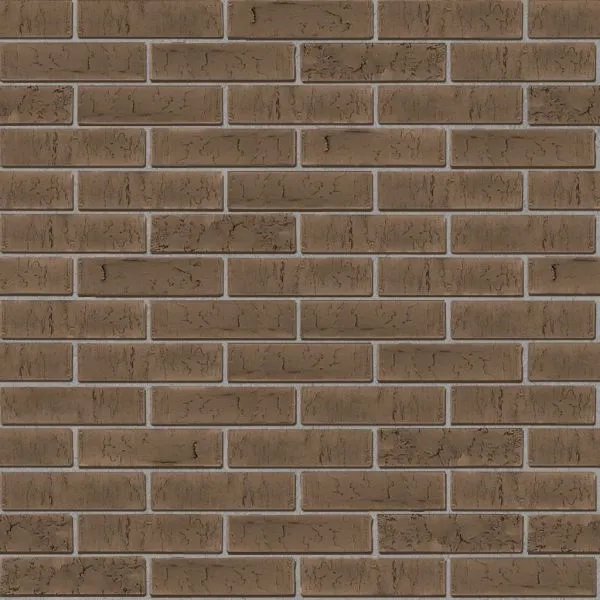 Кирпич керамический лицевой ЖКЗ тёмно-коричневый скала 1,4 НФ в Тюмени