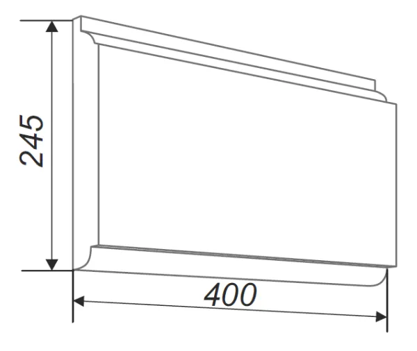 Наличник прямой арт АН5 – купить по низкой цене в Тюмени в интернет-магазине Стройснаб Наличник прямой арт АН5 в Тюмени