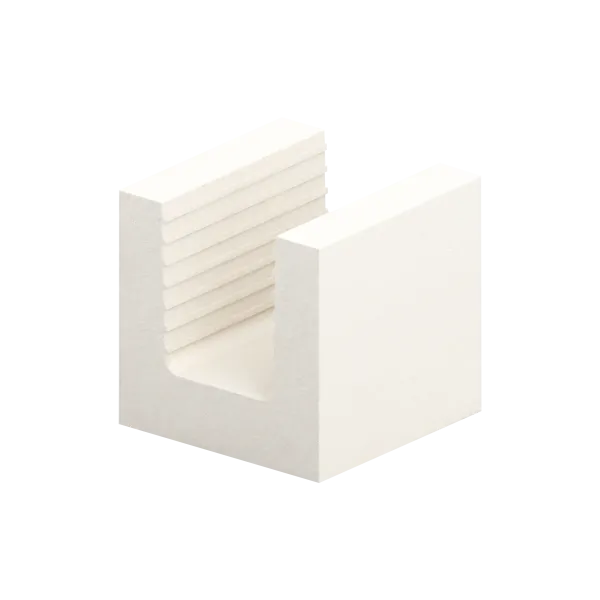 Блок силикатный Поревит U-образный для перемычек – купить по низкой цене в Тюмени в интернет-магазине Стройснаб Блок силикатный Поревит U-образный для перемычек в Тюмени