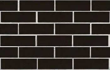 Кирпич клинкерный лицевой ЛСР Рейкьявик чёрный глянцевый гладкий 0,7 НФ в Тюмени