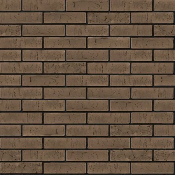 Кирпич керамический лицевой ЖКЗ тёмно-коричневый скала 1,4 НФ в Тюмени