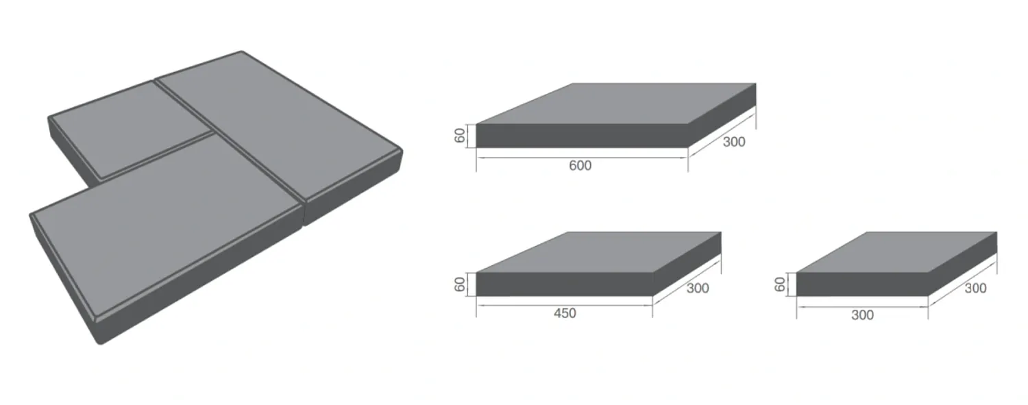 Тротуарная плитка BRAER Триада Тротуарная плитка BRAER Триада