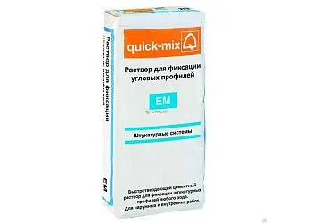 Квик Микс (Quick-mix) ЕМ Раствор для фиксации угловых профилей